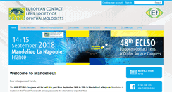 Desktop Screenshot of eclso.eu