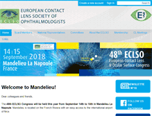 Tablet Screenshot of eclso.eu